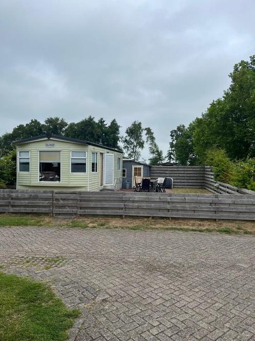 Stacaravan met vaste plaats camping boszicht Beilen, Caravans en Kamperen, Stacaravans, tot en met 4, Ophalen