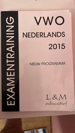 Examentraining Vwo Nederlands 2015, VWO, G.P. Broekema, Ophalen of Verzenden, Zo goed als nieuw