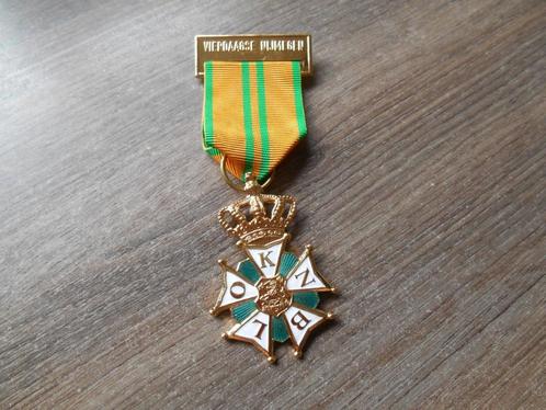 Vierdaagse medaille 11de keer lopen, Verzamelen, Militaria | Algemeen, Landmacht, Lintje, Medaille of Wings, Nederland, Ophalen of Verzenden