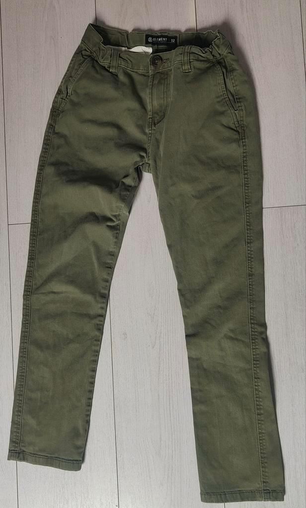 Groene broek van Element maat 152 met adjustable waist, Kinderen en Baby's, Kinderkleding | Maat 152, Zo goed als nieuw, Jongen