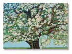 Mooie poster bloeiende boom van Toorop 50x70 cm, Rechthoekig Liggend, Ophalen of Verzenden, Zo goed als nieuw, A1 t/m A3