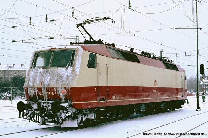 MARKLIN 3348 Duitse briljante IC loc serie 120 DB top , ovp, Hobby en Vrije tijd, Modeltreinen | H0, Zo goed als nieuw, Locomotief