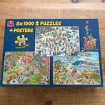 Jan van Haasteren puzzel 3 x 1000 stukjes, Hobby en Vrije tijd, Denksport en Puzzels, Ophalen of Verzenden, 500 t/m 1500 stukjes