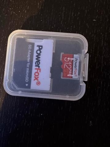 PowerFox 512GB MicroSD kaart beschikbaar voor biedingen