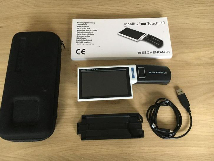 Eschenbach Mobilux Digital Touch HD digitale loep 4x -12x, Hobby en Vrije tijd, Vergrootglazen, Loepen en Loeplampen, Zo goed als nieuw