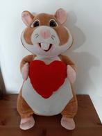 AH hamster knuffel valentijn met hart 40 cm, Ophalen of Verzenden