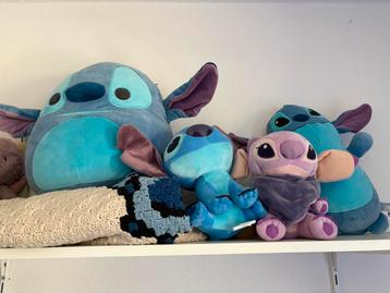Disney knuffels stitch en angel! beschikbaar voor biedingen