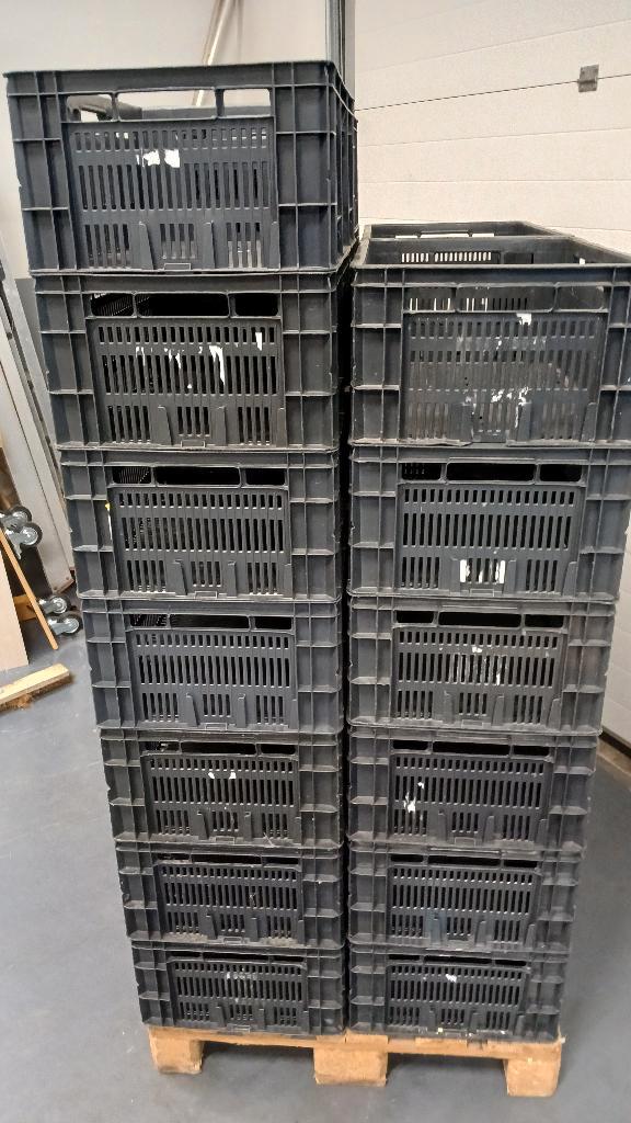 voorraadbakken stapelbakken magazijnbak kratten fruitkrat, Doe-het-zelf en Verbouw, Kratten en Dozen, Gebruikt, Krat, 50 tot 75 cm