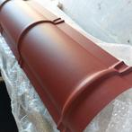 halfrond nokstuk dakpanplaten terra/ rood, Doe-het-zelf en Verbouw, Zwart, Nieuw, 15 m² of meer, Metaal