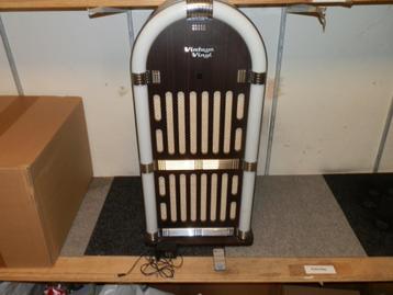 Jukebox vintage vinyl bluetooth led afstandbediening beschikbaar voor biedingen