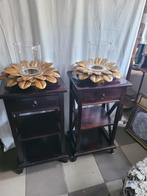 2 vintage teakhouten nachkastjes p/st 29.95, Ophalen, Heikant 21 Kaatsheuvel, Minder dan 45 cm, Belle Vieille Brocante