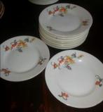 Art deco gebak/petit four set, 9 stuks. Epiag Royal, Ophalen of Verzenden