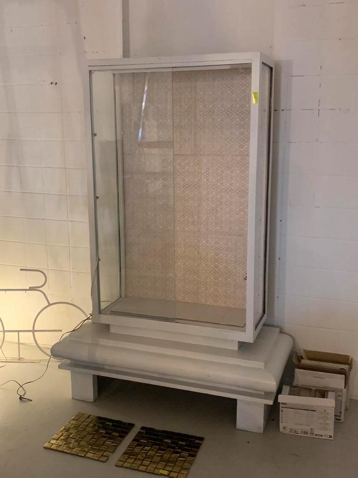 Vitrinekast, Huis en Inrichting, Kasten | Vitrinekasten, 150 tot 200 cm, 50 tot 100 cm, 25 tot 50 cm, Ophalen
