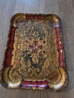 Prachtig Vintage, Italiaans, Florentijns, dienblad €15, Huis en Inrichting, Ophalen of Verzenden, Zo goed als nieuw, Rechthoekig