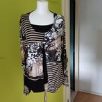 Mooie top van Gerry Weber maat L, Zwart, Maat 42/44 (L), Ophalen of Verzenden, Zo goed als nieuw