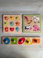 3 leuke legpuzzels!, Gebruikt, Ophalen of Verzenden, Van hout, Minder dan 10 stukjes