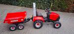 Traptractor met kiepaanhanger - 2-6 jaar, Kinderen en Baby's, Speelgoed | Buiten | Voertuigen en Loopfietsen, Ophalen, Gebruikt