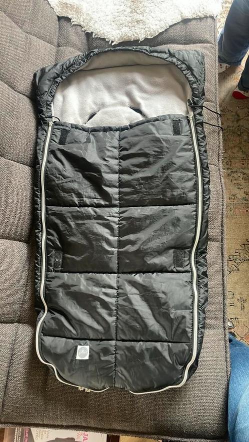 Universele voetenzak - zwart - warme fleechevoering- Jolein, Kinderen en Baby's, Buggy's, Zo goed als nieuw, Overige merken, Voetenzak