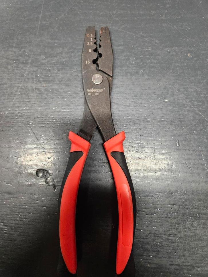 Velleman VTECT6 Adereindhuls Tang - Zo goed als nieuw!, Doe-het-zelf en Verbouw, Gereedschap | Handgereedschap, Zo goed als nieuw