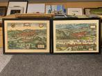 Antieke landkaarten Braun & Hogenberg, Antiek en Kunst, Ophalen of Verzenden