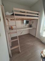 Zeer nette en stevige hoogslaper. Matrasmaat 90x190, Ophalen, Gebruikt, Eenpersoons, 160 tot 180 cm