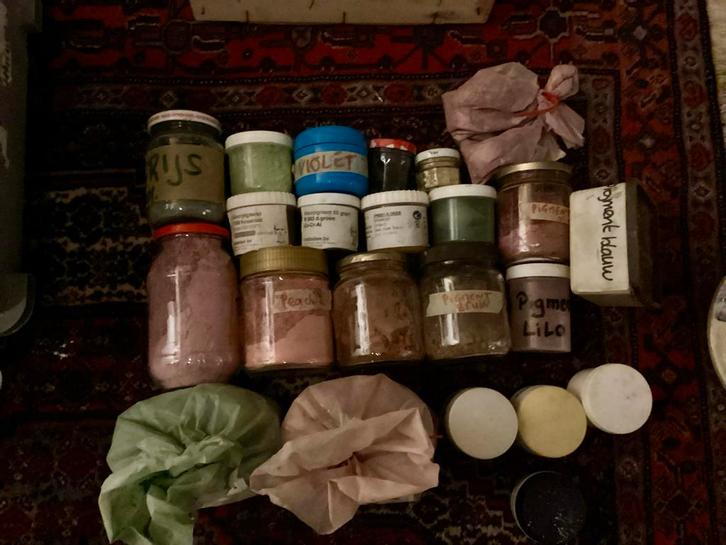 Hittebestendige Pigmenten tot 1060C, Hobby en Vrije tijd, Schilderen, Gebruikt, Overige typen, Ophalen of Verzenden