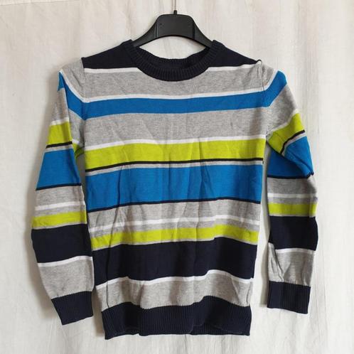Leuke grijs gestreepte jongenstrui. Mt 128 Merk Juniorwear, Kinderen en Baby's, Kinderkleding | Maat 128, Zo goed als nieuw, Jongen