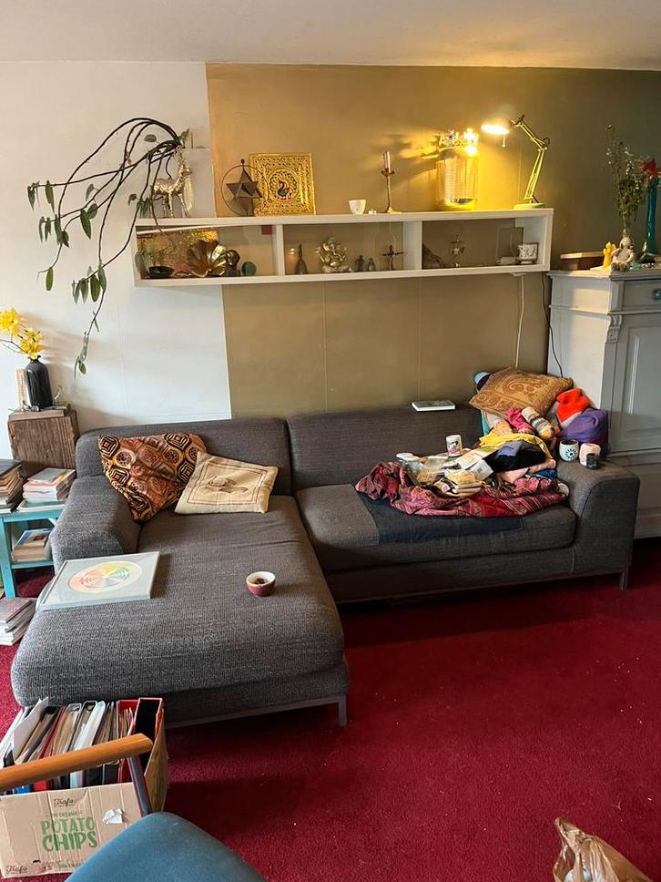 Ikea bank gratis af te halen, Huis en Inrichting, Banken | Bankstellen, Zo goed als nieuw, Stof, Ophalen of Verzenden