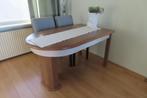 Uitschuifbare eettafel 4 tot 7 personen, Huis en Inrichting, Tafels | Eettafels, Ophalen, Gebruikt, 100 tot 150 cm, Eikenhout