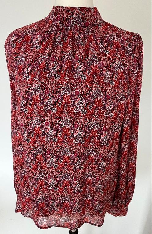 Circle of Trust rode bloemenprint blouse maat M, Kleding | Dames, Blouses en Tunieken, Zo goed als nieuw, Maat 38/40 (M), Rood