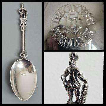 Zilver, Nederlands zilveren gelegenheidslepel Th.Niemeijer  beschikbaar voor biedingen