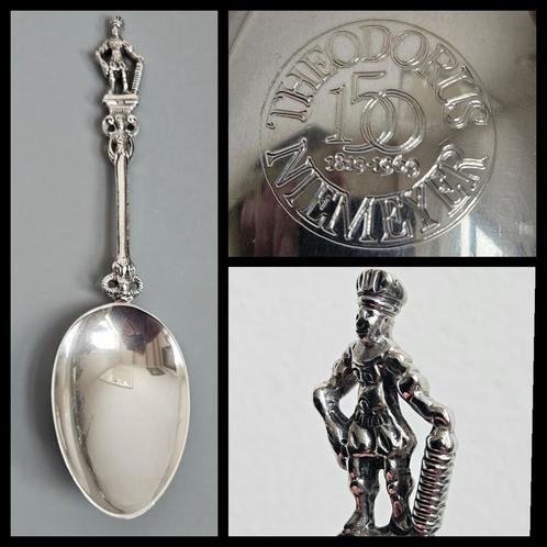 Zilver, Nederlands zilveren gelegenheidslepel Th.Niemeijer, Antiek en Kunst, Antiek | Goud en Zilver, Zilver, Ophalen of Verzenden