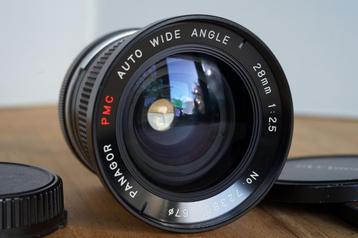✅ Panagor Canon FD * WIDE Angle lens * 28 mm F 2.5 beschikbaar voor biedingen