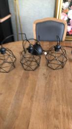 Set hanglampen., Huis en Inrichting, Lampen | Hanglampen, Ophalen of Verzenden, Zo goed als nieuw, Minder dan 50 cm
