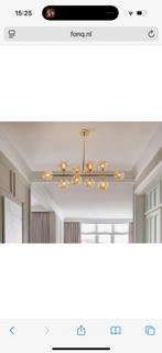 Beliani - RAMIS - Hanglamp - Goud - Staal, Huis en Inrichting, Lampen | Hanglampen, Ophalen of Verzenden, Zo goed als nieuw, Minder dan 50 cm