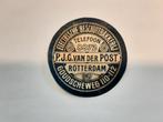 Sluitzegel beschuitbakkerij P.J.G.van der Post Rotterdam, Ophalen of Verzenden, Gebruikt