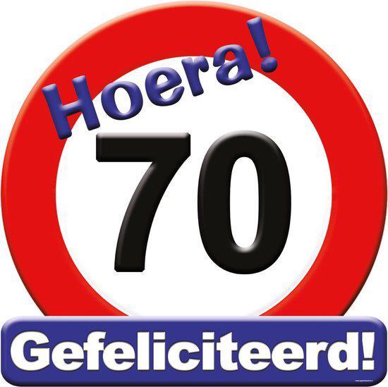 Feestpakket voor 70 jarige, Hobby en Vrije tijd, Feestartikelen, Nieuw, Versiering, Verjaardag, Ophalen of Verzenden