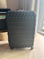 Zwarte koffer ruimbagage, Sieraden, Tassen en Uiterlijk, Koffers, Ophalen, Hard kunststof, Slot, Zo goed als nieuw