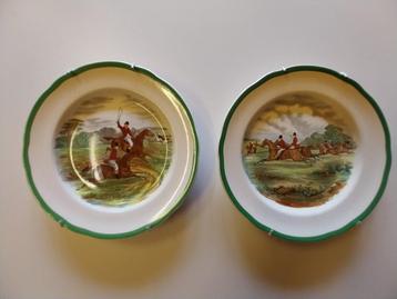 Copeland Spode bordjes uit de collectie "The Hunt". beschikbaar voor biedingen