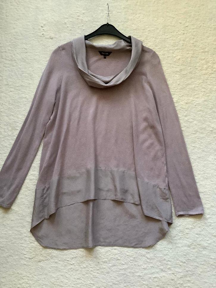 Mooie gave blouse met silk van Phase Eight, maat 16 (eu44)., Kleding | Dames, Blouses en Tunieken, Zo goed als nieuw, Maat 42/44 (L)