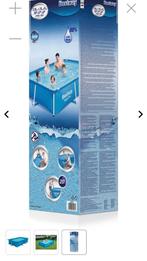 Bestway zwembad 2.59 x 1.70 met pomp en extra toebehoren, Ophalen, Minder dan 80 cm, Zo goed als nieuw, 200 tot 400 cm
