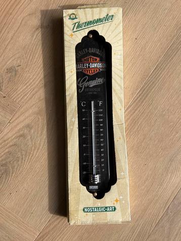 Harley Davidson Buitenthermometer - Nostalgic-Art beschikbaar voor biedingen
