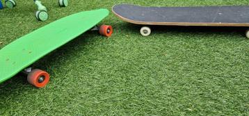 Skateboards - Groen Pennyboard & Zwart Skateboard beschikbaar voor biedingen
