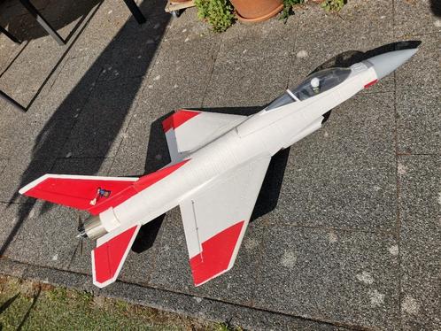 F16 rc jet Park flyer pusher prop / 80mm edf, Hobby en Vrije tijd, Modelbouw | Radiografisch | Vliegtuigen, Zo goed als nieuw