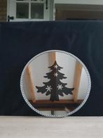 Kerst onderzetter Gemaakt van spiegelglas, Ophalen, Nieuw, Glas of Kopje