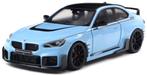 bmw m2 performance parts 2024 blauw solido 1:18, Ophalen, Nieuw, Auto, Solido