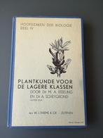 Plantkunde voor de lagere klassen, Ophalen of Verzenden, Zo goed als nieuw, Natuur algemeen, M.A. IJsseling