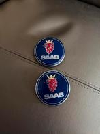 Saab 93 2 sport sedan emblemen, Ophalen of Verzenden, Saab, Achterklep