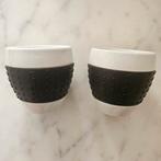 Bodum pavina espresso kopjes set setje cup zwart wit rubber, Ophalen of Verzenden, Overige stijlen, Kop(pen) en/of Schotel(s)