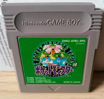 Pokemon Green (Game Boy/officieel)  beschikbaar voor biedingen